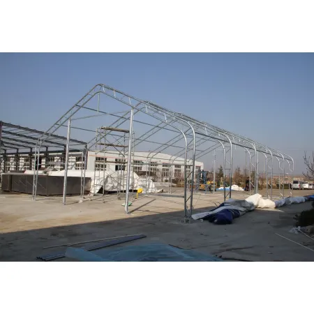Hala namiotowa z dwuspadowym dachem 10x18,3m PVC 900g/m2