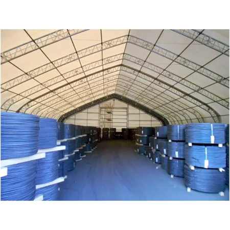 Hala namiotowa z dwuspadowym dachem 21,35x45,75m PVC 900g/m2