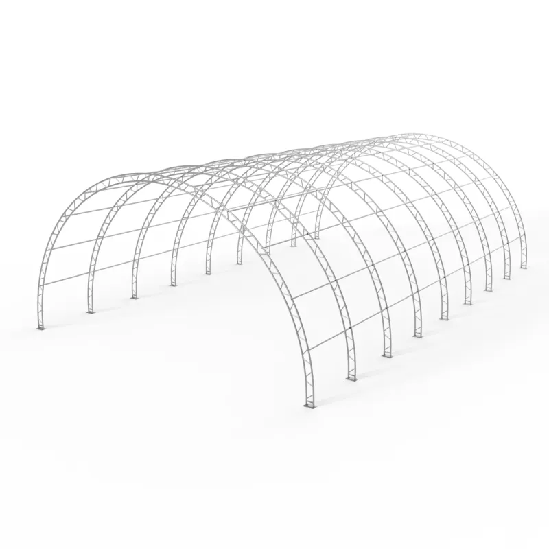 Hala namiotowa tunelowa 15,25x24,4m PVC 900g/m²
