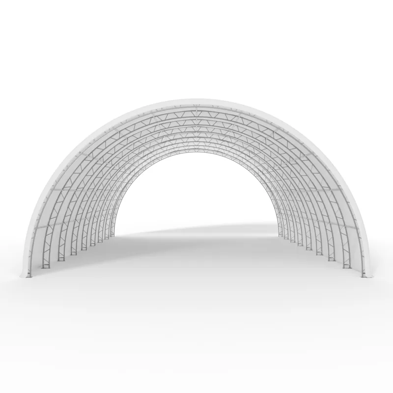 Hala namiotowa tunelowa 15,25x24,4m PVC 900g/m²