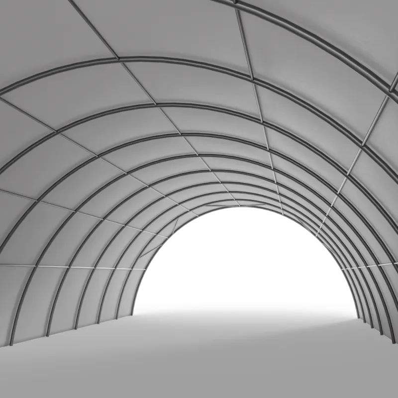 Hala namiotowa tunelowa 12,2x24m PVC 750g/m²