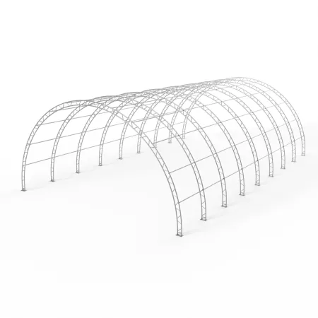 Hala namiotowa tunelowa 15,25x24,4m PVC 750g/m² w wersji zielonej