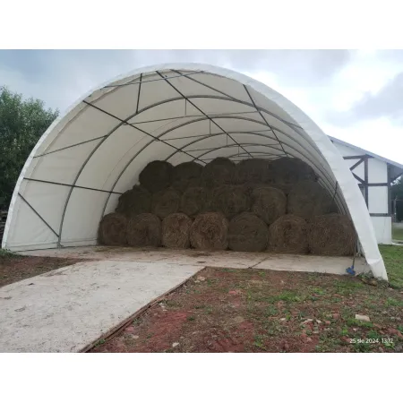 Hala namiotowa łukowa 9,15x12m PVC 750g/m2