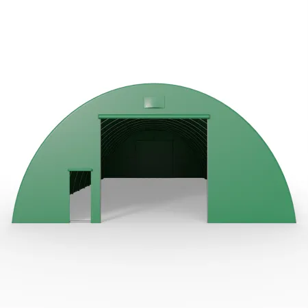 Ściana obustronna do hali tunelowej w wersji zielonej 12m PVC 900g/m²