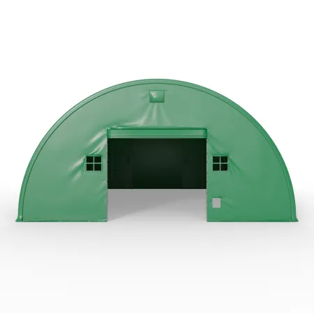 Ściana obustronna do hali tunelowej w wersji zielonej 15m PVC 900g/m²
