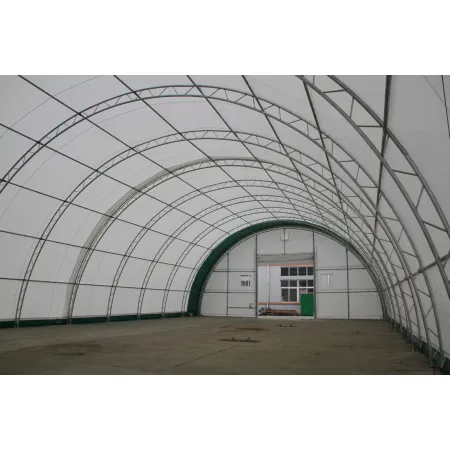 Hala namiotowa łukowa wzmocniona 15,25x36,6m PVC 900g/m²