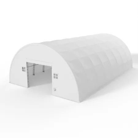 Hala namiotowa łukowa wzmocniona 15,25x45,75m PVC 750g/m²