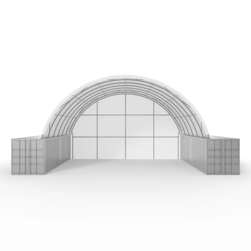 Ściana tylna do zadaszenia kontenerowego 9,15m PVC 750g/m2