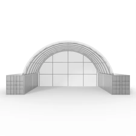 Ściana tylna do zadaszenia kontenerowego 9,15m PVC 750g/m2