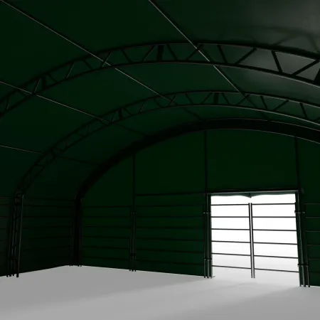 Ściana frontowa do zagrody dla zwierząt 10x10m PVC 750g/m²