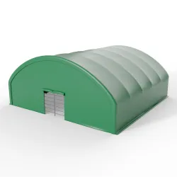 Ściana frontowa do zagrody dla zwierząt 12x12m PVC 750g/m²