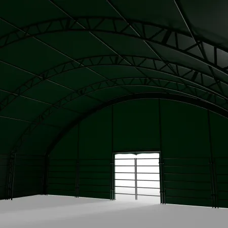 Ściana frontowa do zagrody dla zwierząt 12x12m PVC 750g/m²