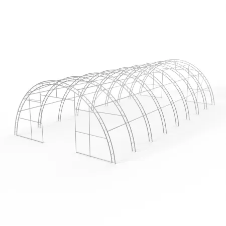 Hala namiotowa łukowa wzmocniona 12,2x30m PVC 750g/m² w wersji zielonej