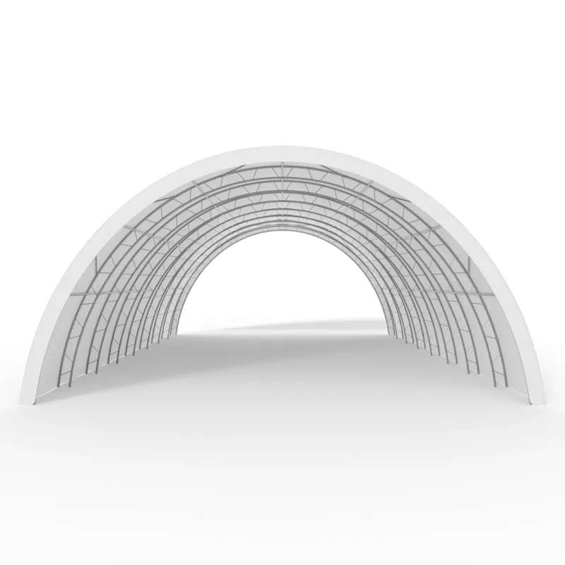 Hala namiotowa tunelowa wzmocniona 12,2x24m PVC 750g/m²