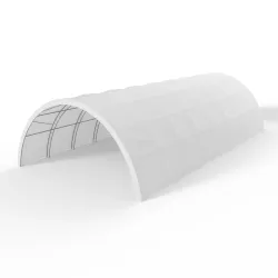 Hala namiotowa tunelowa wzmocniona 12,2x30m PVC 900g/m²