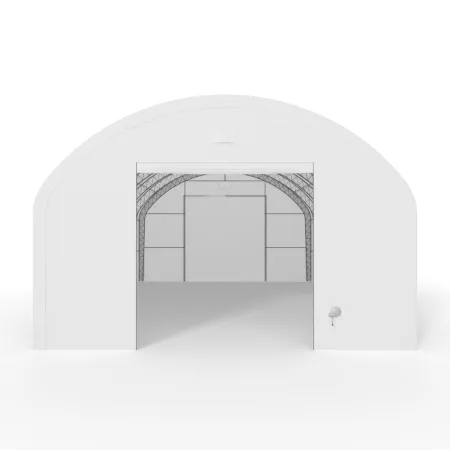 Hala namiotowa łukowa z pionowymi ścianami 12,2x24,4m PVC 900g/m²