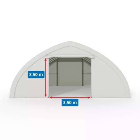 Hala namiotowa łukowa 9,76x12m PVC 750g/m2