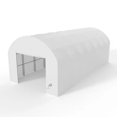 Hala namiotowa łukowa z pionowymi ścianami 6,1x9,15m PVC 900g/m²