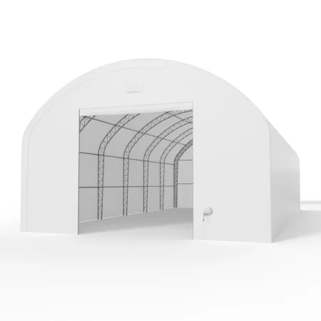 Hala namiotowa łukowa z pionowymi ścianami 9,15x9,15m PVC 900g/m²