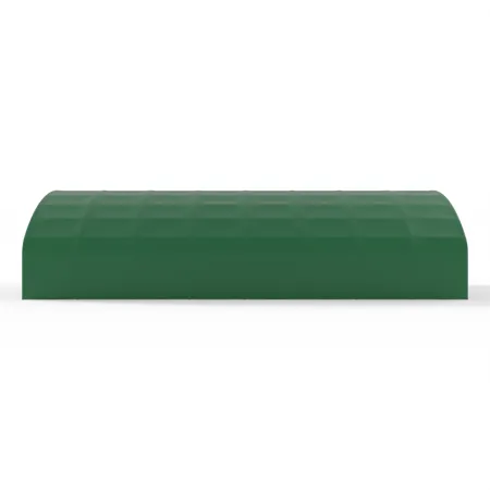 Hala namiotowa łukowa z pionowymi ścianami 15,25x24,4m PVC 900g/m² w wersji zielonej