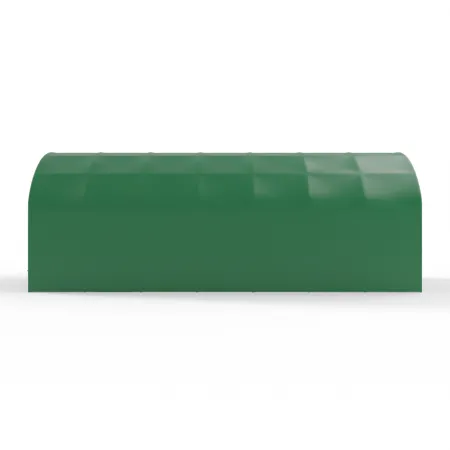 Hala namiotowa łukowa z pionowymi ścianami 6,1x9,15m PVC 900g/m² w wersji zielonej