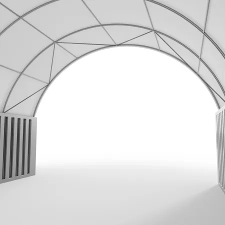 Zadaszenie kontenerowe 8x12m PVC 900g/m2