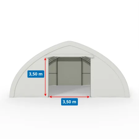 Hala namiotowa łukowa 9,76x10m PVC 750g/m²
