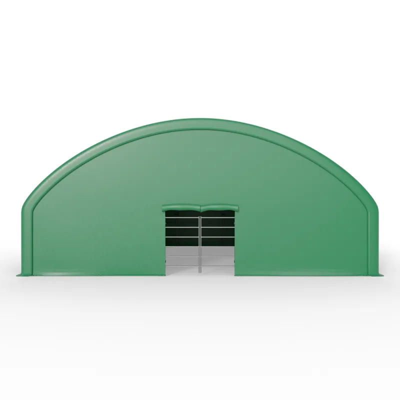 Ściana frontowa do zagrody dla zwierząt 12x12m PVC 900g/m²