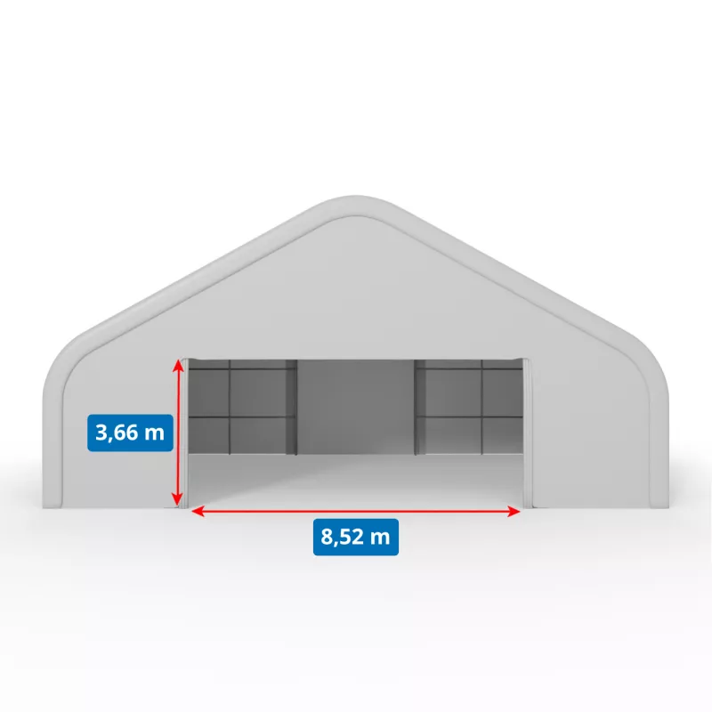 Hangar samolotowy 13x13m PVC 750g/m2