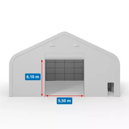 Hala namiotowa XL z dwuspadowym dachem 15,25x24,4m PVC 900g/m2