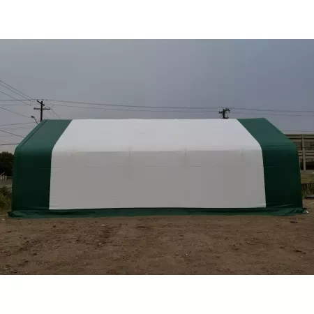 Hala namiotowa z dwuspadowym dachem 6,1x12,2m PVC 900g/m2