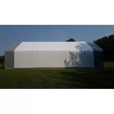 Hala namiotowa z dwuspadowym dachem 9,15x12,2m PVC 900g/m2