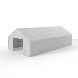 Hala namiotowa z dwuspadowym dachem 12,2x21,3m